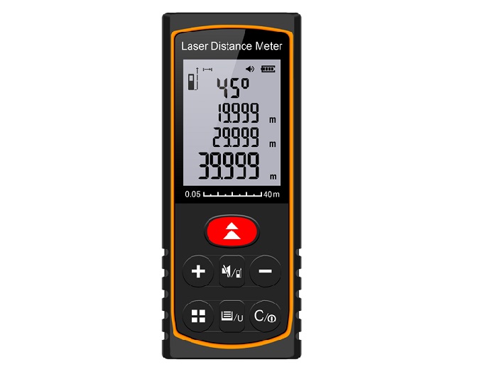 DC laser distance meter